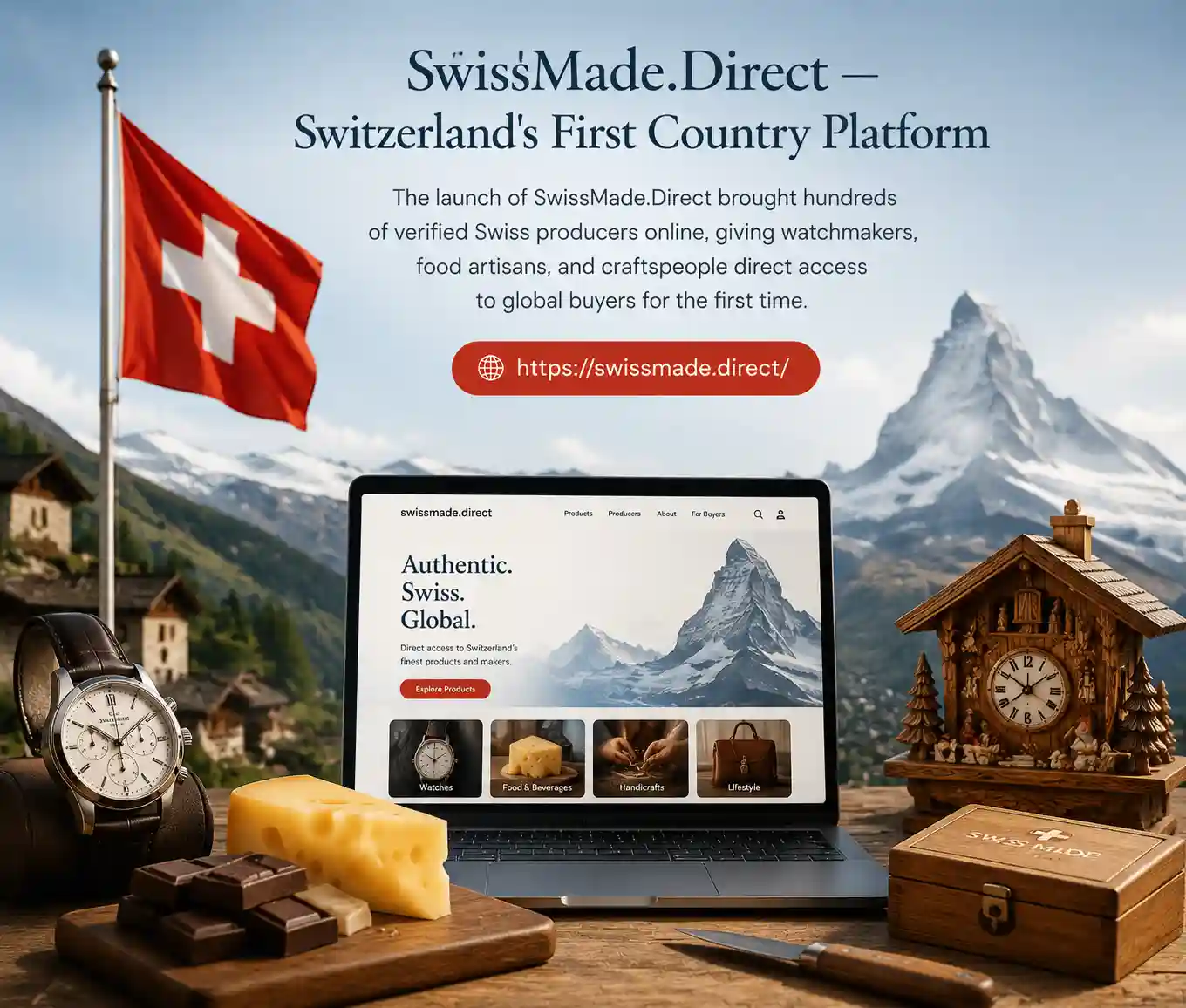 SwissMade.Direct — Switzerland's first country platform